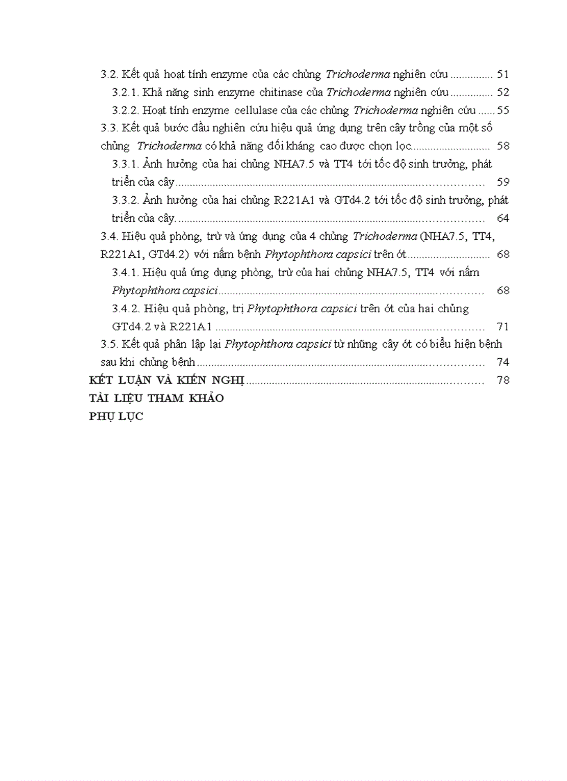 image for page Nghiên cứu khả năng đối kháng và tiềm năng ứng dụng của một số chủng Trichoderma phân lập từ RNM trên một số nấm bệnh thực vật