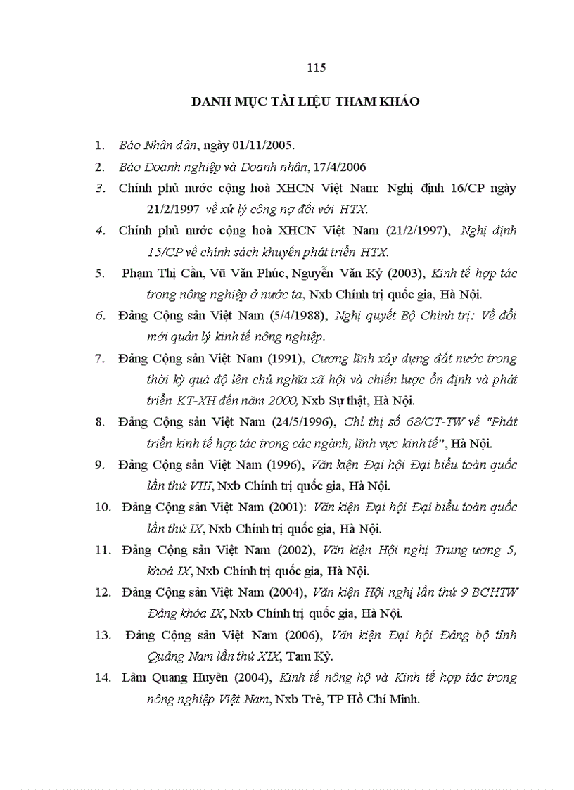 image for page Phát triển hợp tác xã kiểu mới trong nông nghiệp trên địa bàn tỉnh Quảng Nam