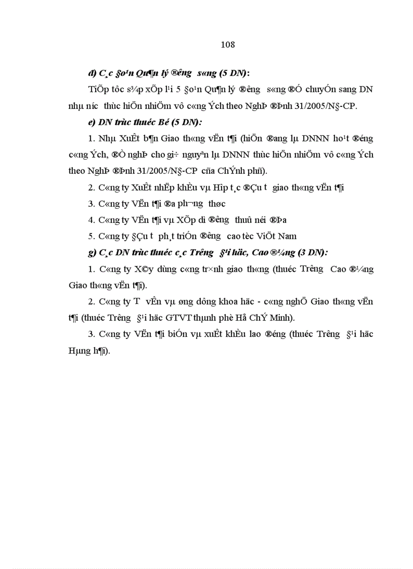 image for page Doanh nghiệp Nhà nước sau CPH ở Bộ Giao thông vận tải Thực trạng và giải pháp phát triển