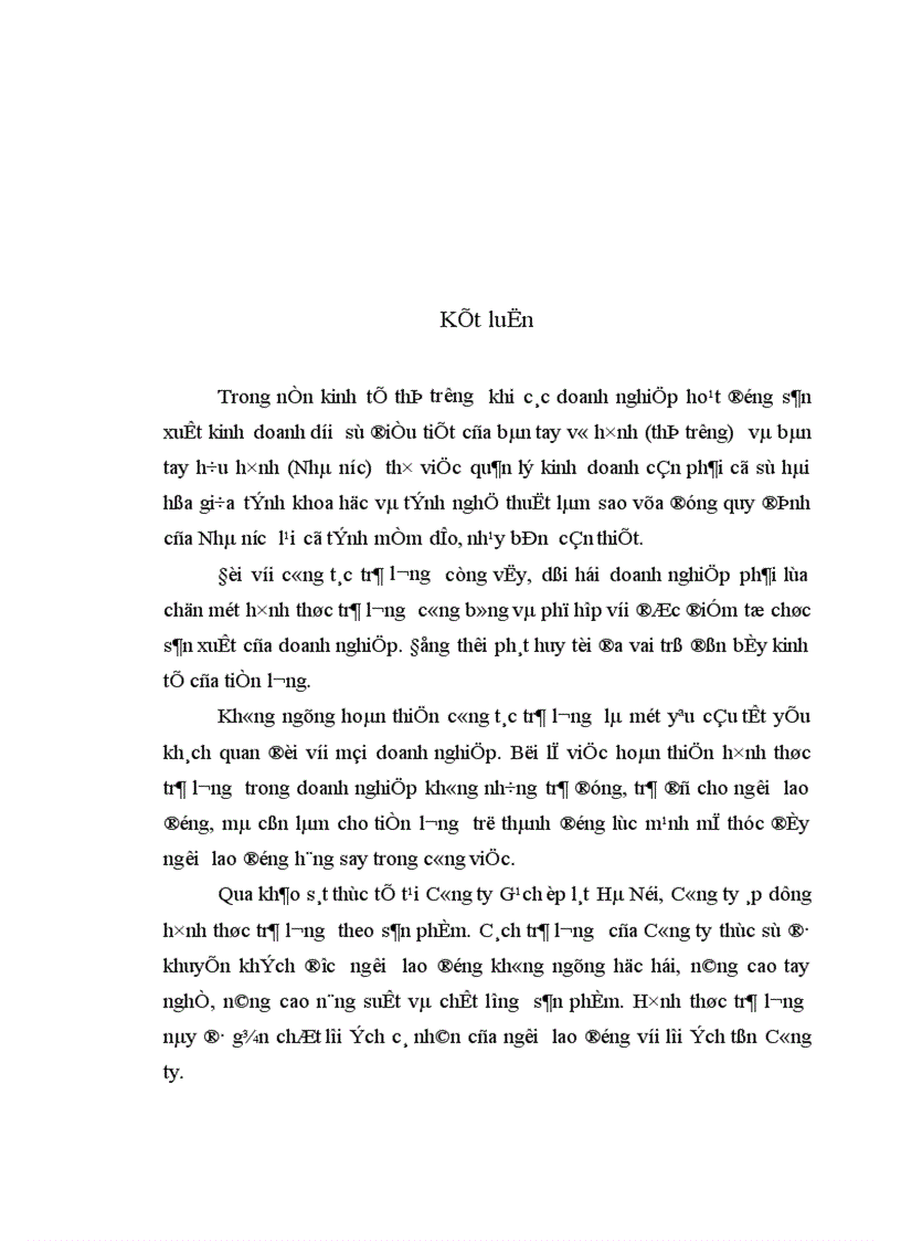 image for page Một số giải pháp góp phần hoàn thiện các hình thức trả lương tại Công ty gạch ốp lát Hà nội 1