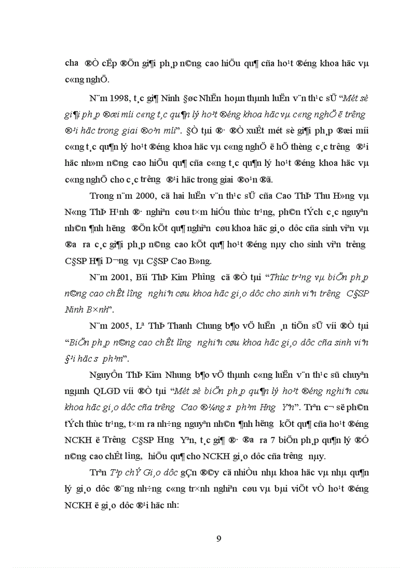 image for page Một số biện pháp cải tiến công tác quản lý hoạt động NCKH của giảng viên trường CĐSP Nghệ An 1