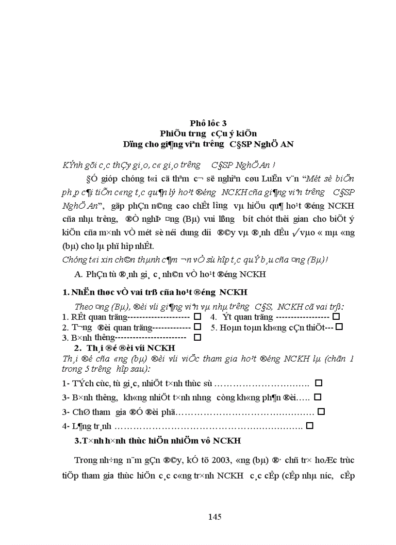 image for page Một số biện pháp cải tiến công tác quản lý hoạt động NCKH của giảng viên trường CĐSP Nghệ An 1