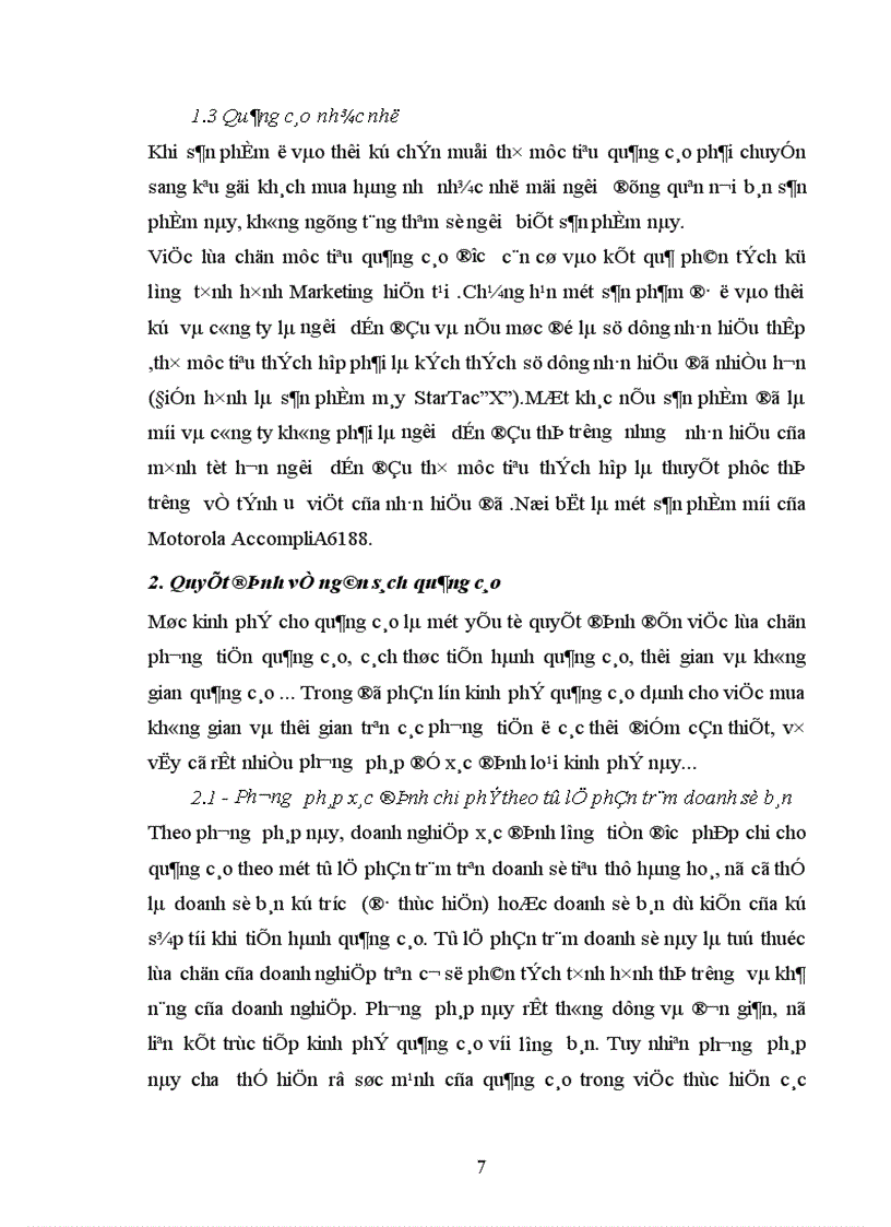 image for page Phân tích một số hoạt động quảng cáo của Công ty Motorola Việt Nam 1