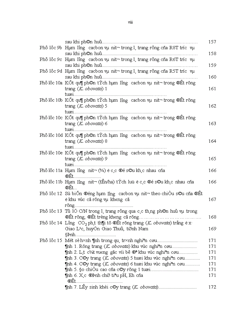 image for page Nghiên cứu khả năng tích luỹ cacbon của rừng trang Kandelia obovata Sheue Liu Yong trồng ven biển huyện Giao Thuỷ tỉnh Nam Định