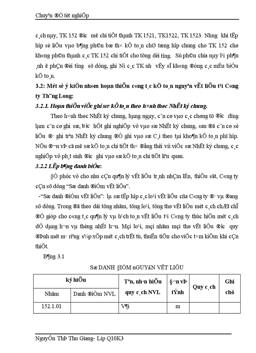 image for page Hoàn thiện công tác kế toán nguyên vật liệu tại Công ty Thăng Long TALIMEX 1