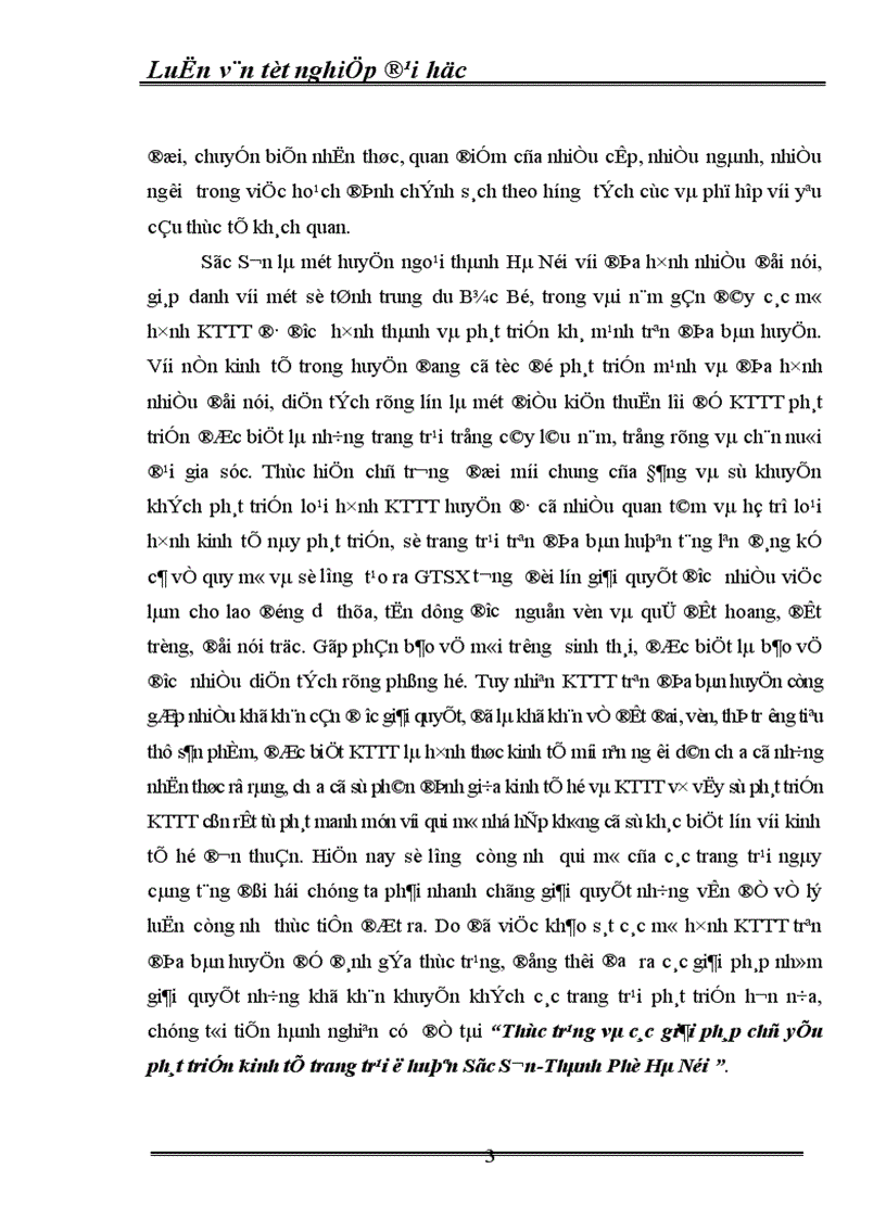 image for page Thực trạng và các giải pháp chủ yếu phát triển kinh tế trang trại ở huỵên Sóc Sơn Thành Phố Hà Nội 1