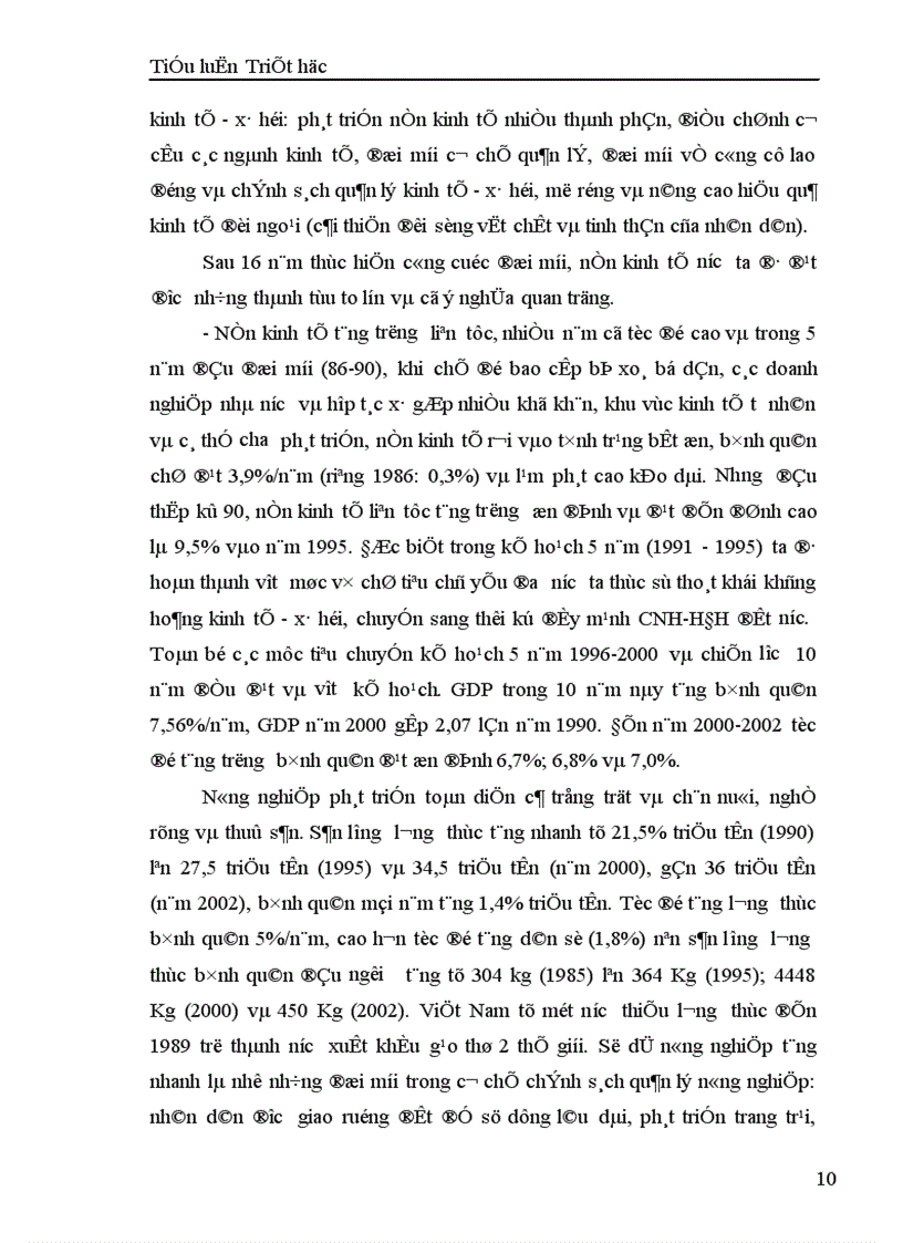 image for page Vận dụng quan điểm triết học Mác xít về quy luật quan hệ sản xuất phải phù hợp với trình độ lực lượng sản xuất để phát triển những thành tựu hạn chế trong phát triển kinh tế x hội của Việt Nam trong giai đoạn từ đổi mới đến nay 1