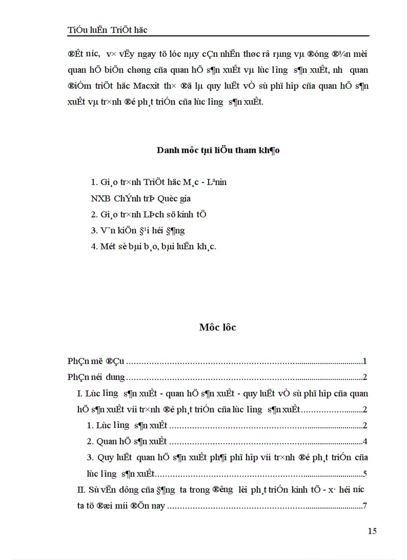 image for page Vận dụng quan điểm triết học Mác xít về quy luật quan hệ sản xuất phải phù hợp với trình độ lực lượng sản xuất để phát triển những thành tựu hạn chế trong phát triển kinh tế x hội của Việt Nam trong giai đoạn từ đổi mới đến nay 1