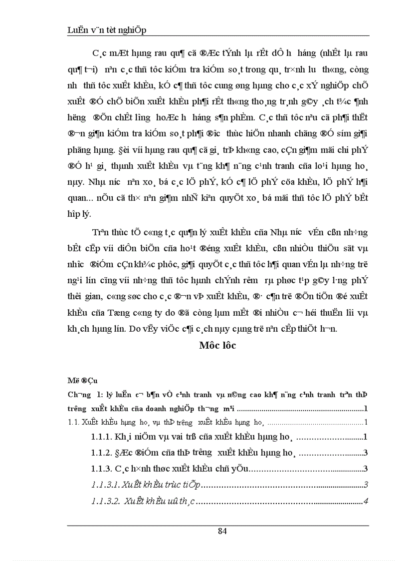 image for page Một số biện pháp nhằm nâng cao khả năng cạnh tranh các mặt hàng rau quả của Tổng công ty rau quả nông sản Việt Nam 1