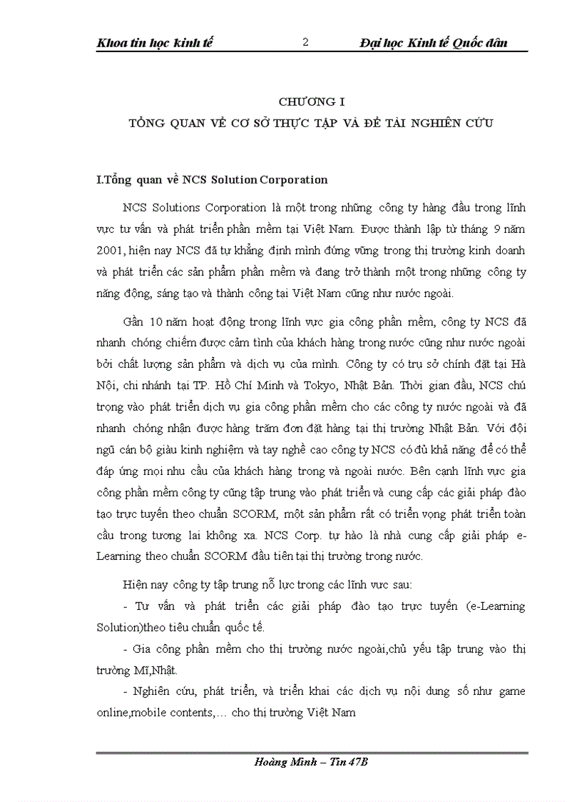 image for page Xây dựng phần mềm quản lý kho của công ty TNHH Công nghệ Xanh