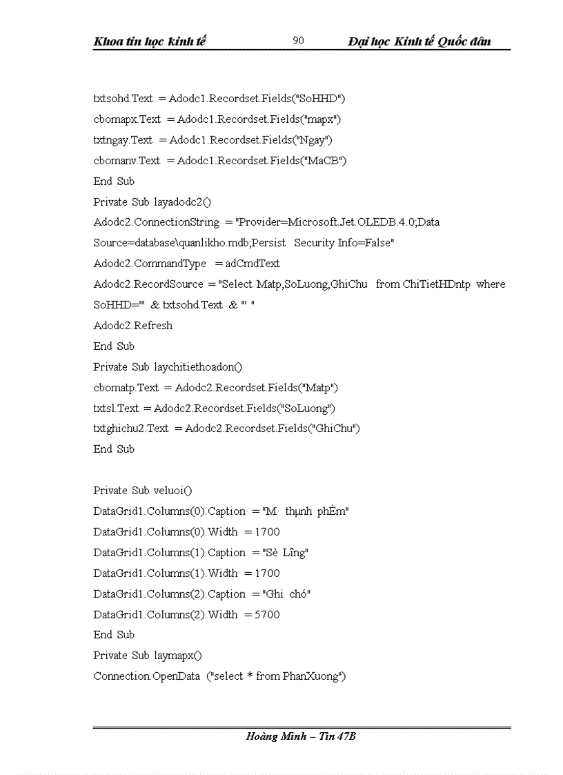 image for page Xây dựng phần mềm quản lý kho của công ty TNHH Công nghệ Xanh