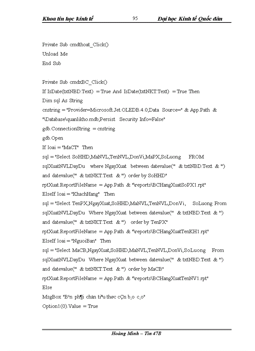 image for page Xây dựng phần mềm quản lý kho của công ty TNHH Công nghệ Xanh