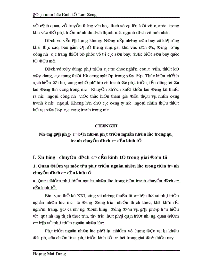 image for page Phát triển và đào tạo nguồn nhân lực Việt Nam trong quá trình chuyển dịch cơ cấu kinh tế 1
