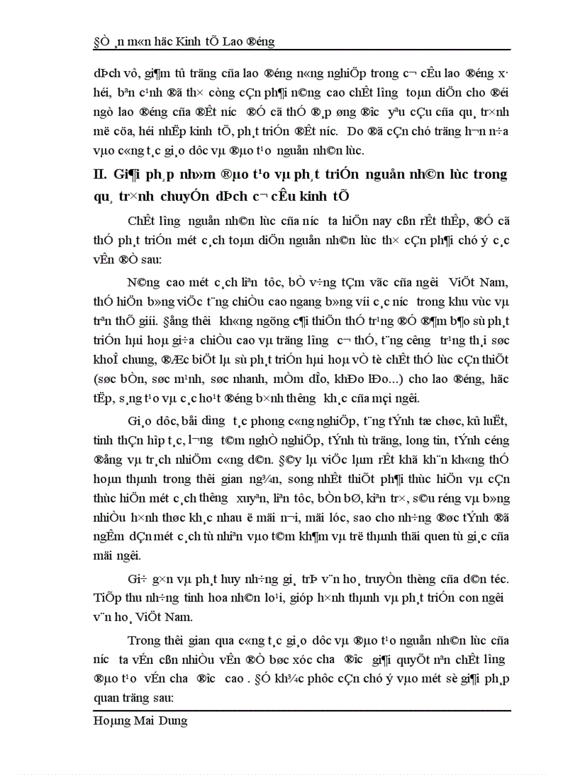 image for page Phát triển và đào tạo nguồn nhân lực Việt Nam trong quá trình chuyển dịch cơ cấu kinh tế 1