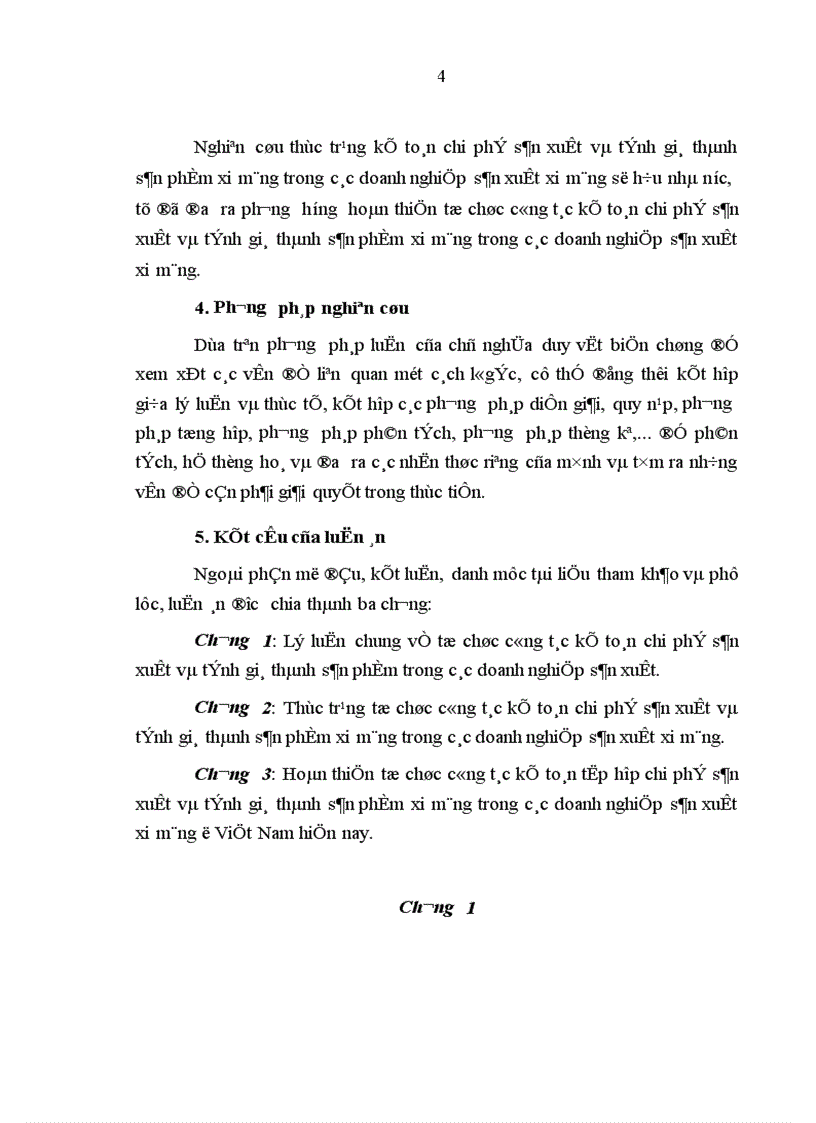 image for page Hoàn thiện công tác kế toán chi phí sản xuất và tính giá thành sản phẩm xi măng trong các doanh nghiệp nhà nước