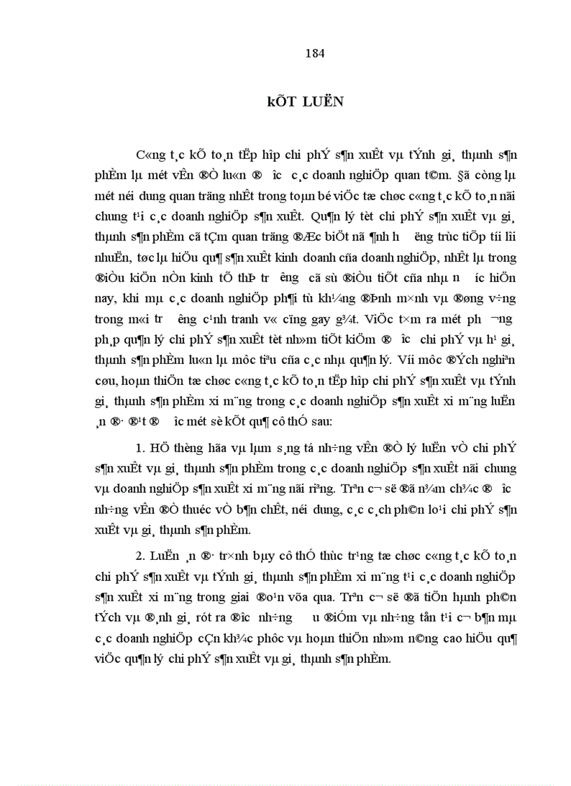 image for page Hoàn thiện công tác kế toán chi phí sản xuất và tính giá thành sản phẩm xi măng trong các doanh nghiệp nhà nước