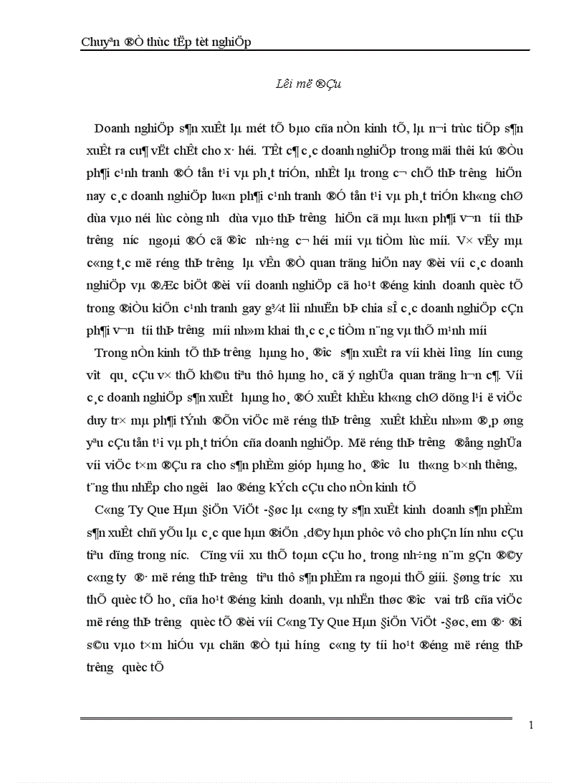 image for page Một số giải pháp nhằm mở rộng thị trường xuất khẩu của Công Ty Que Hàn Điện Việt Đức 1