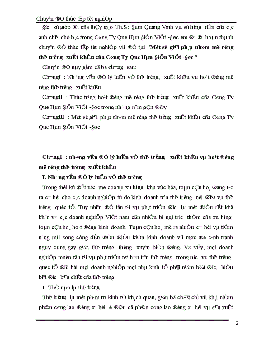 image for page Một số giải pháp nhằm mở rộng thị trường xuất khẩu của Công Ty Que Hàn Điện Việt Đức 1