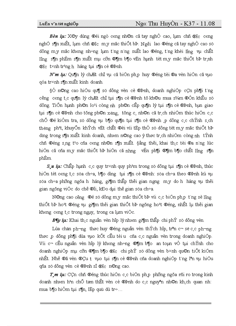 image for page Vốn cố định và các biện pháp nâng cao hiệu quả sử dụng vốn cố định ở công ty Cổ phần dụng cụ cơ khí xuất khẩu