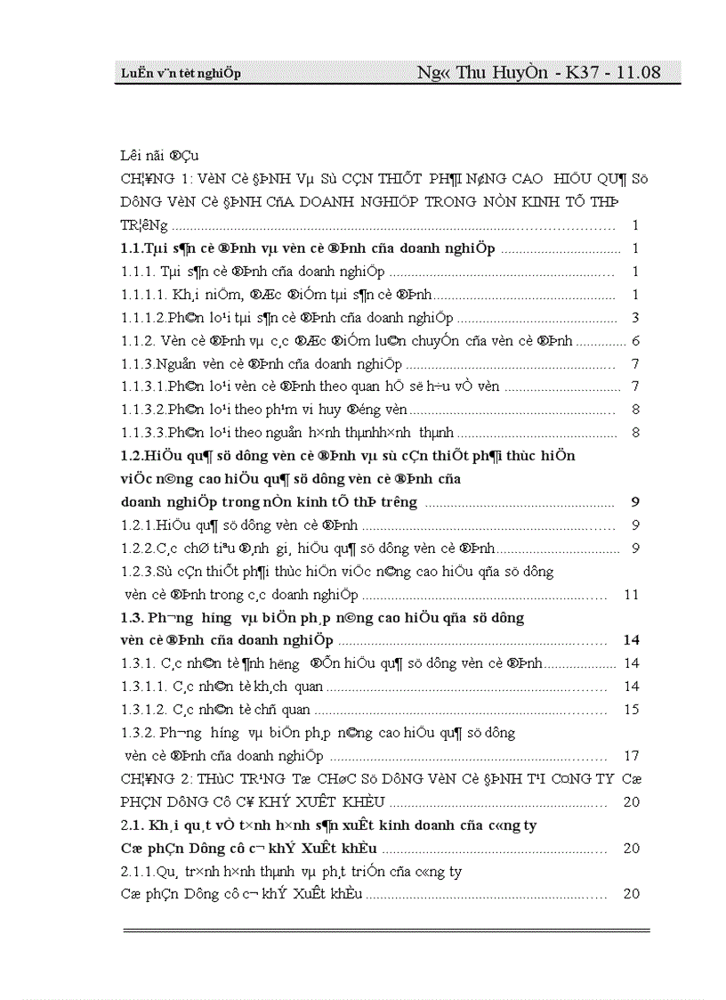 image for page Vốn cố định và các biện pháp nâng cao hiệu quả sử dụng vốn cố định ở công ty Cổ phần dụng cụ cơ khí xuất khẩu
