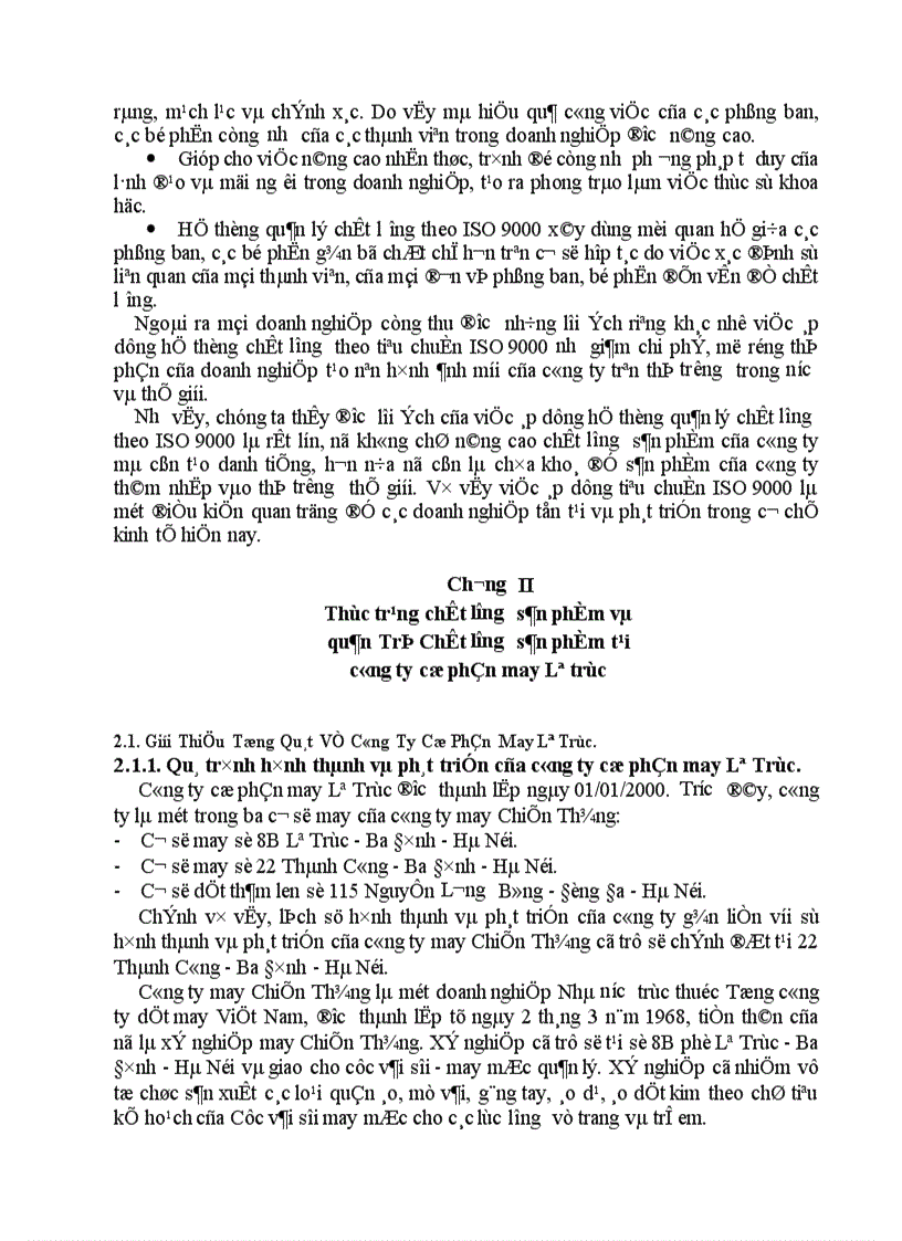 image for page Một số phương hướng và biện pháp cơ bản nhằm nâng cao chất lượng sản phẩm tại công ty cổ phần may Lê Trực 1