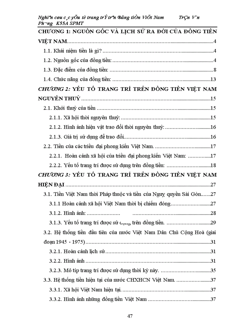 image for page Nghiên cứu các yếu tố trang trí trên đồng tiền Việt Nam