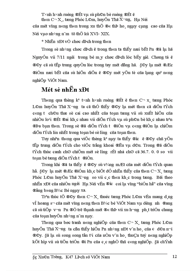 image for page Tình hình ruộng đất và sự phân bố ruộng đất ở thôn Cơ Xá tổng Phúc Lâm huyện Thọ Xương Hà Nội