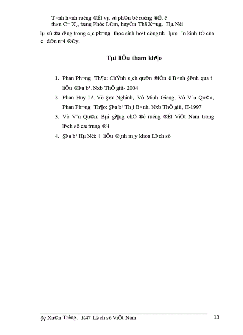 image for page Tình hình ruộng đất và sự phân bố ruộng đất ở thôn Cơ Xá tổng Phúc Lâm huyện Thọ Xương Hà Nội