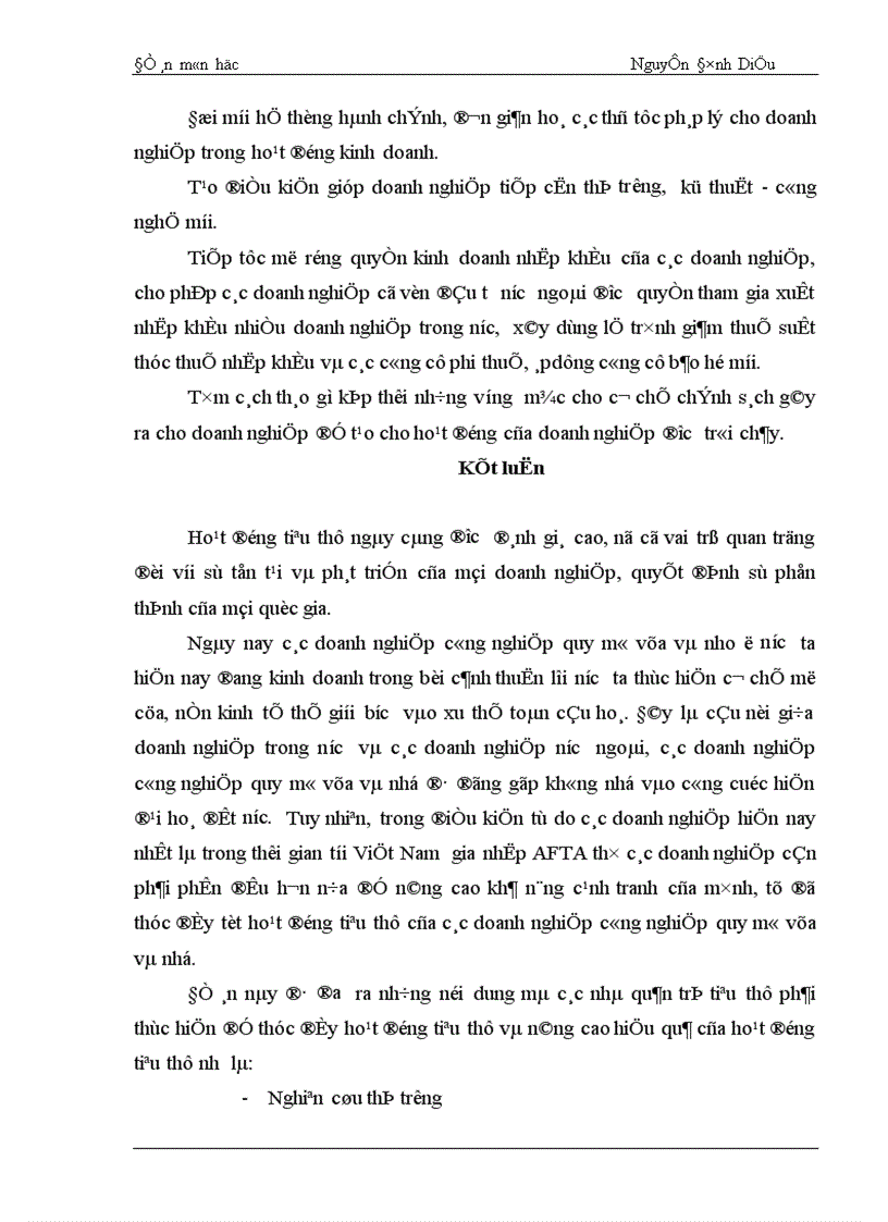 image for page Một số gải pháp thúc đẩy hoạt động tiêu thụ sản phẩm ở các doanh nghiệp công nghiệp qui mô vừa và nhỏ