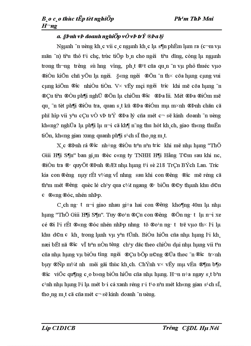 image for page Thực tập công tác quản trị quá trình chế biến và phục vụ ăn uống tại nhà hàng khách sạn 1