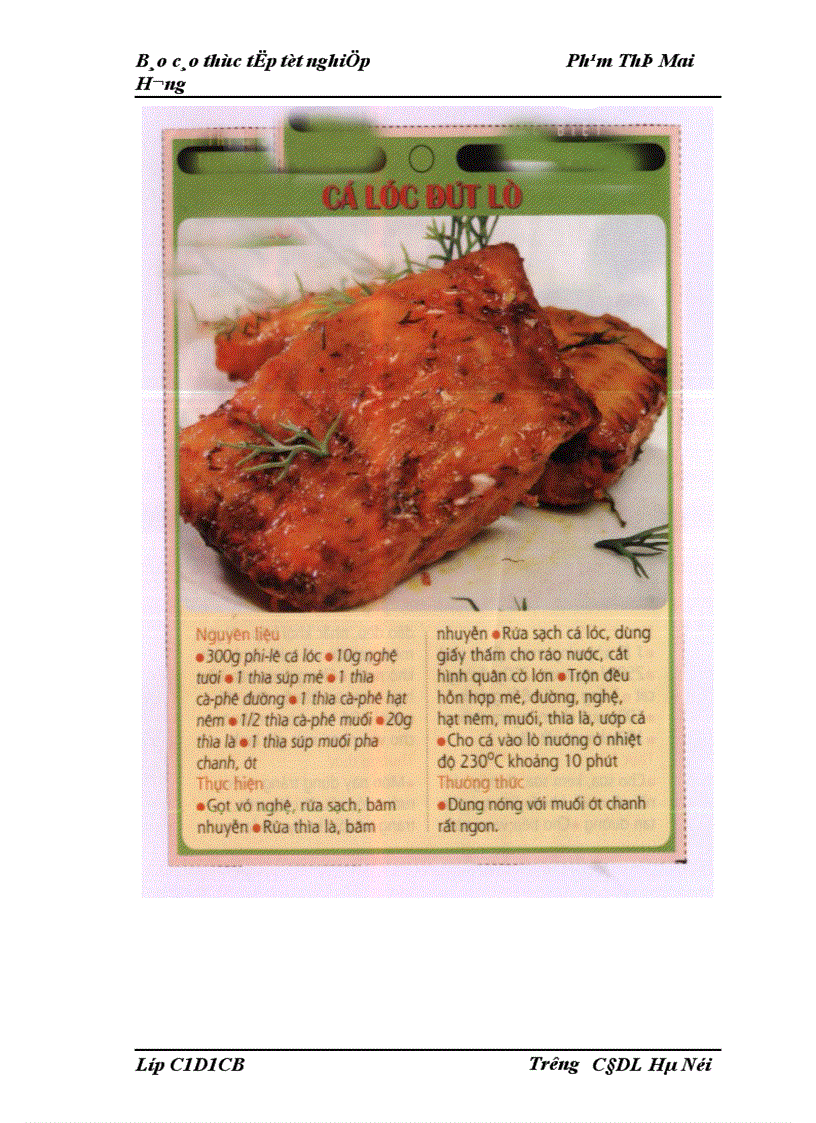 image for page Thực tập công tác quản trị quá trình chế biến và phục vụ ăn uống tại nhà hàng khách sạn 1