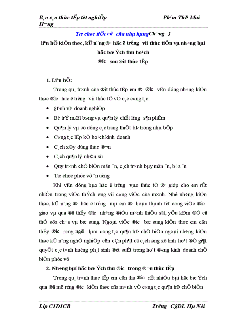 image for page Thực tập công tác quản trị quá trình chế biến và phục vụ ăn uống tại nhà hàng khách sạn 1