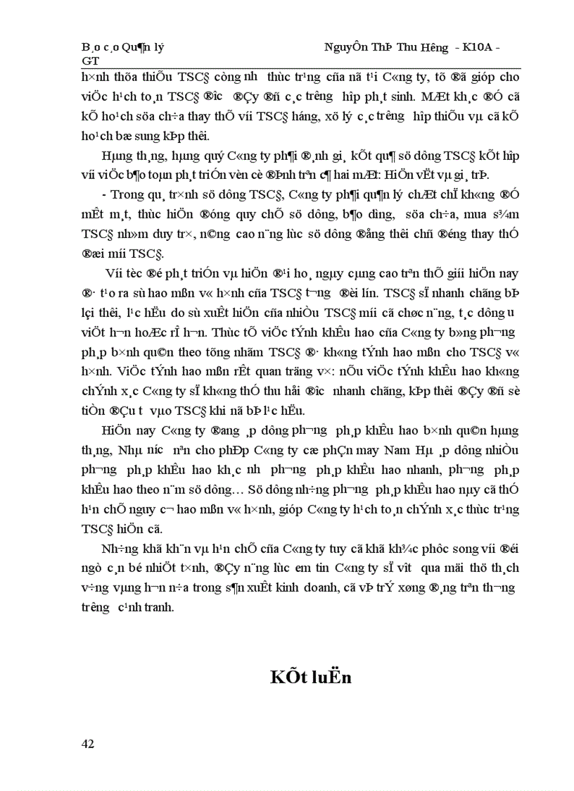 image for page Công tác quản lý TSCĐ và nâng cao hiệu quả sử dụng TSCĐ tại Công ty cổ phần may Nam Hà 1