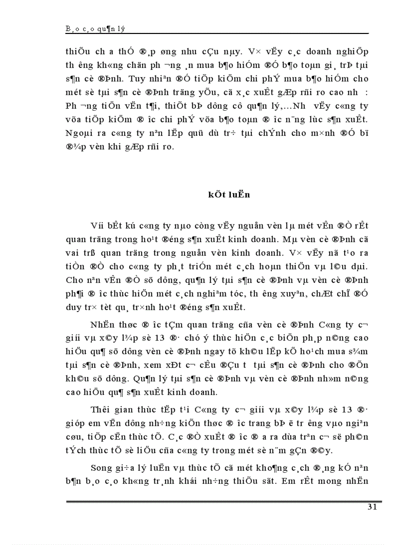 image for page Công tác quản lý vốn cố định tại Công ty cơ giới và xây lắp số 13