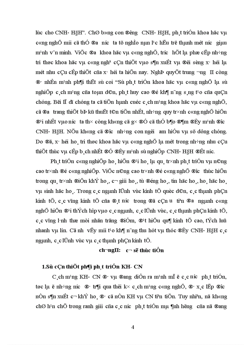 image for page Vai trò của khoa học công nghệ trong quá trình công nghiệp hoá hiện đại hoá ở nước ta 1