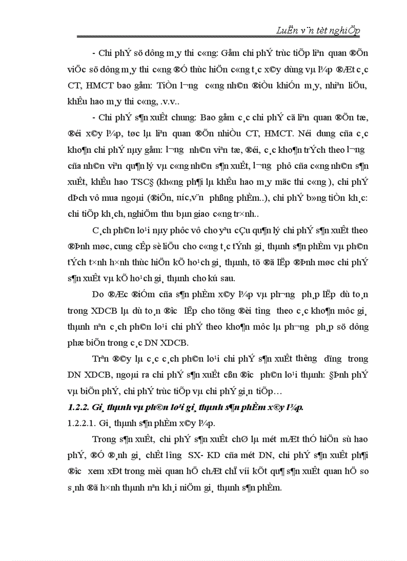 image for page Hoàn thiện công tác kế toán tập hợp chi phí sản xuất và tính giá thành sản phẩm tại Công ty Sông Đà 1
