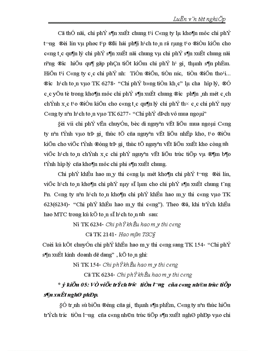 image for page Hoàn thiện công tác kế toán tập hợp chi phí sản xuất và tính giá thành sản phẩm tại Công ty Sông Đà 1