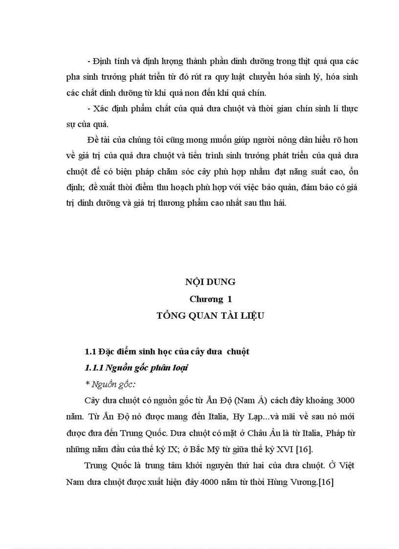 image for page Động thái một số chỉ tiêu sinh li hóa sinh theo tiến trình phát triển của quả dưa chuột Cucumis sativus L tại Sóc Sơn Hà Nội