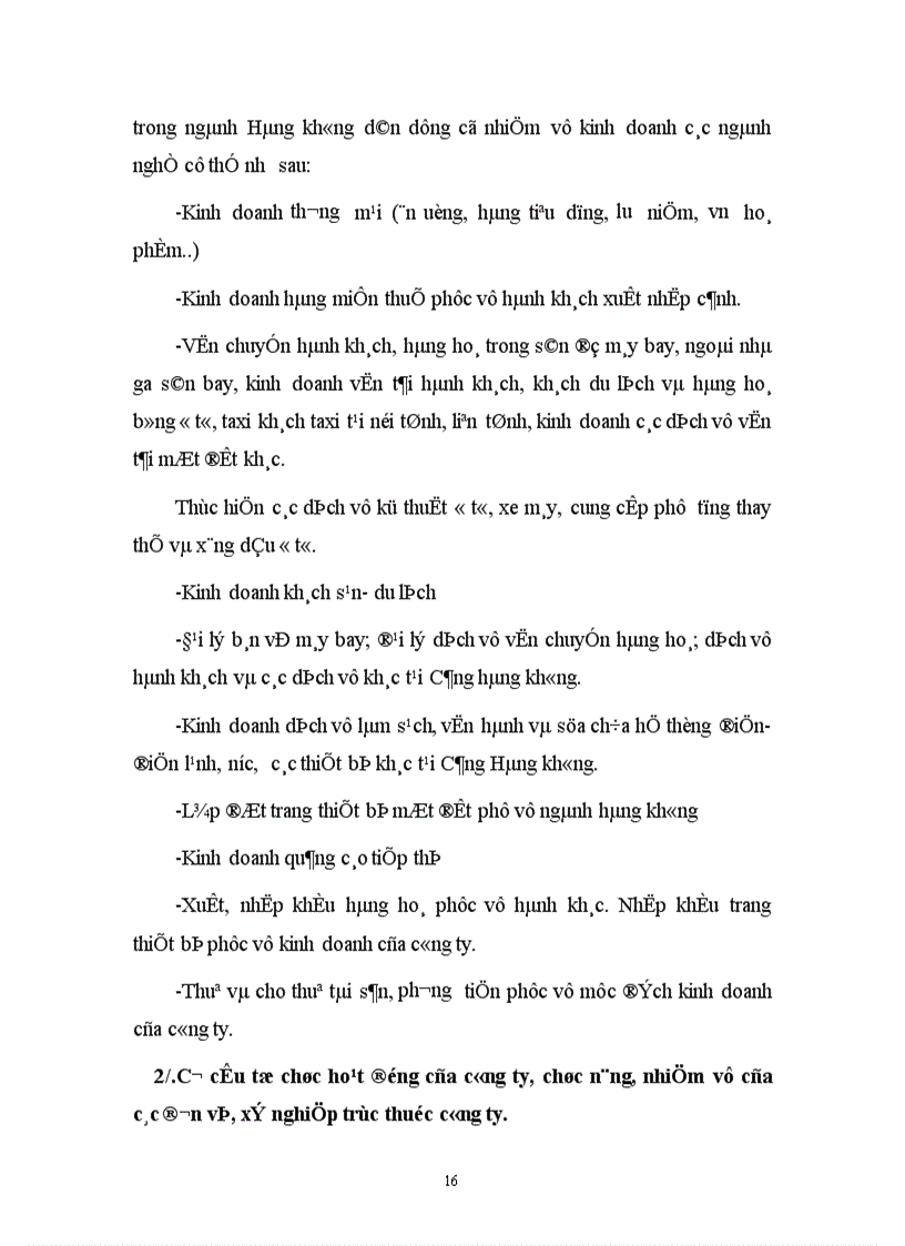image for page Những kiến nghị nhằm hoàn thiện quá trình hoạt động công ty dịch vụ Hàng Không sân bay Nội Bài