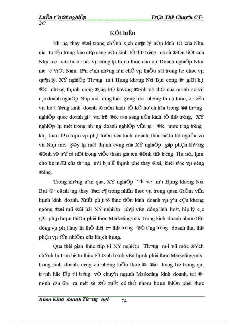 image for page Hoàn thiện phối thức Marketing mix tại Xí nghiệp Thương mại thuộc Công ty Dịch vụ Hàng không Sân bay Nội Bài 1