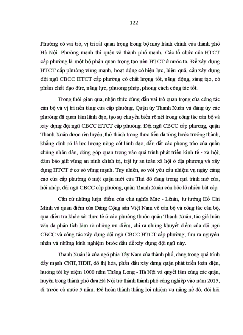 image for page Xây dựng đội ngũ cán bộ chủ chốt của hệ thống chính trị cấp phường quận Thanh Xuân thành phố Hà Nội giai đoạn hiện nay