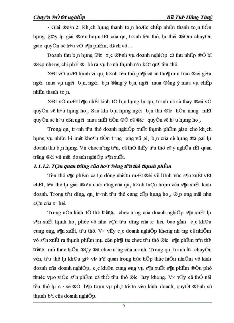 image for page Hoàn thiện hạch toán tiêu thụ thành phẩm và xác định kết quả kinh doanh 1