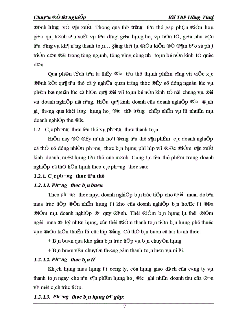 image for page Hoàn thiện hạch toán tiêu thụ thành phẩm và xác định kết quả kinh doanh 1