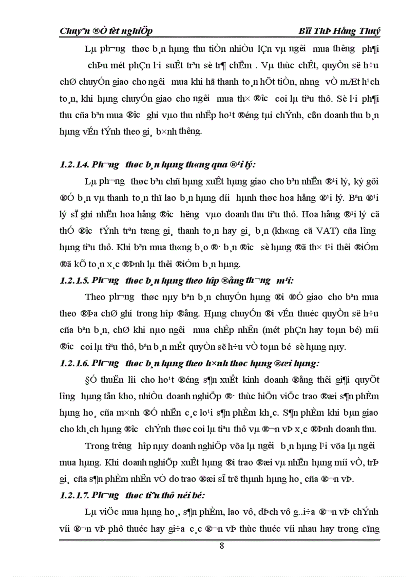 image for page Hoàn thiện hạch toán tiêu thụ thành phẩm và xác định kết quả kinh doanh 1