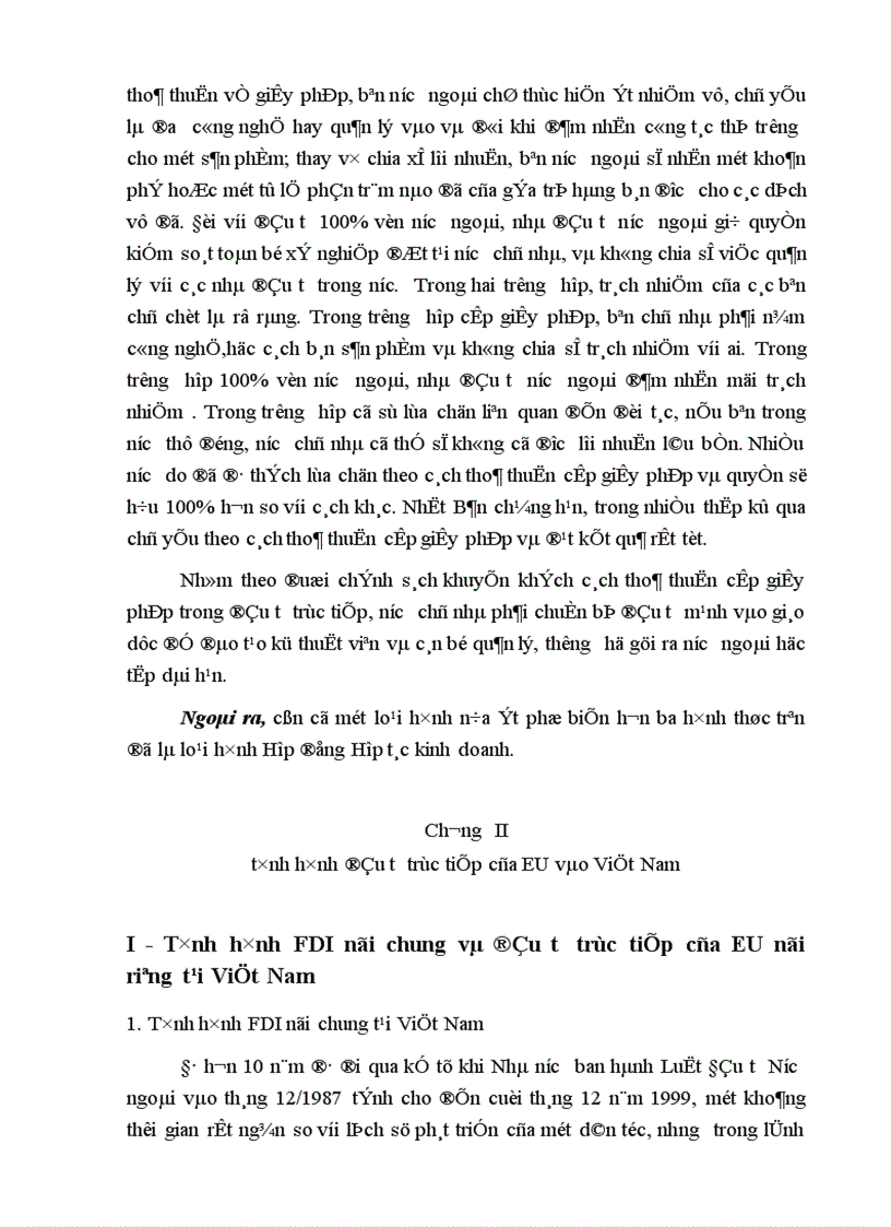 image for page Một số giải pháp nhằm tăng cường thu hút đầu tư trực tiếp của EU vào Việt Nam 1