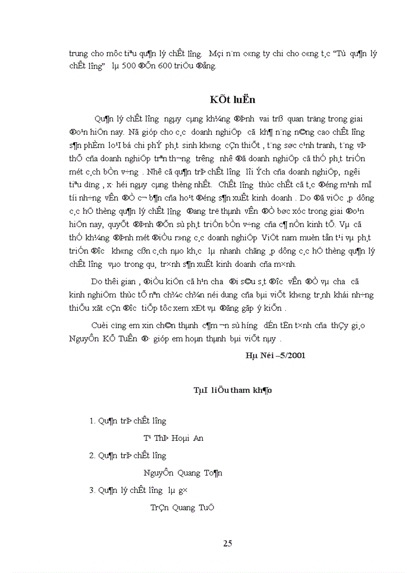 image for page Một số vấn đề về quản lý chất lượng trong các doanh nghiệp công nghiệp 1