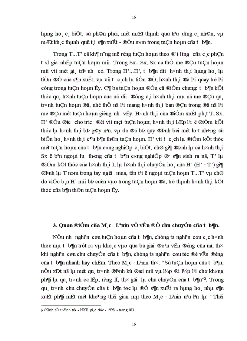 image for page Trình bày lý thuyết về tuần hoàn và chu chuyển tư bản ý nghĩa thực tiễn rút ra khi nghiên cứu lý thuyết này đối với việc quản lý các doanh nghiệp của nước ta khi chuyển sang nền kinh tế thị trường định hướng XHCN 1