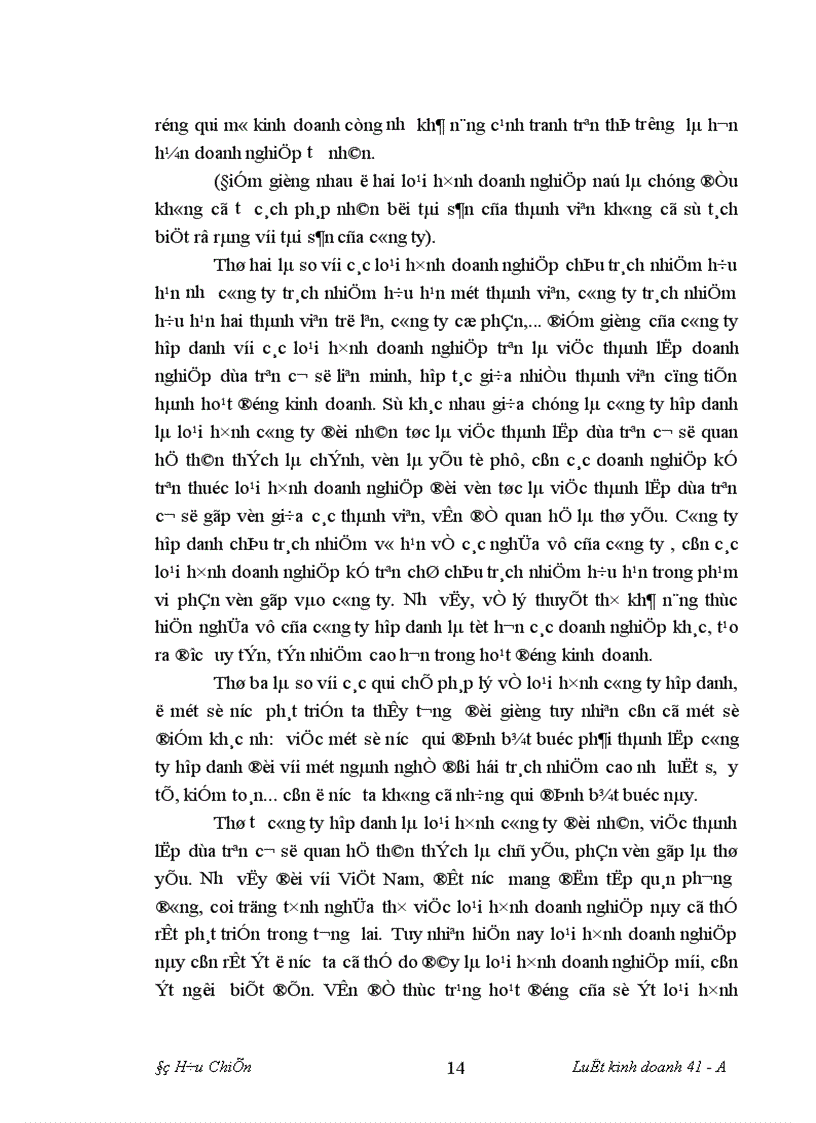 image for page Công ty hợp danh chế độ pháp lý thành lập hoạt động 1