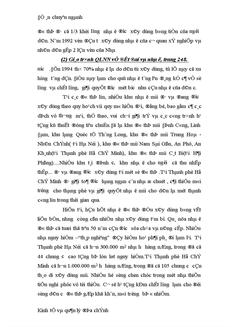 image for page Thực trạng và giải pháp phát triển nhà ở đô thị nước ta 1