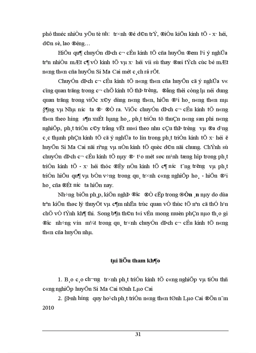 image for page Một số vấn đề chuyển dịch cơ cấu kinh tế nông thôn ở huyện Si Ma Cai 1